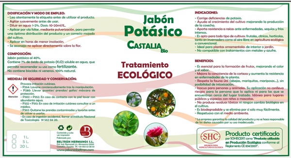 Jabon Potasico Bio 250ml