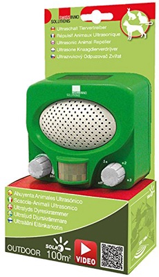 Ahuyentador Animales Ultrasonico Solar