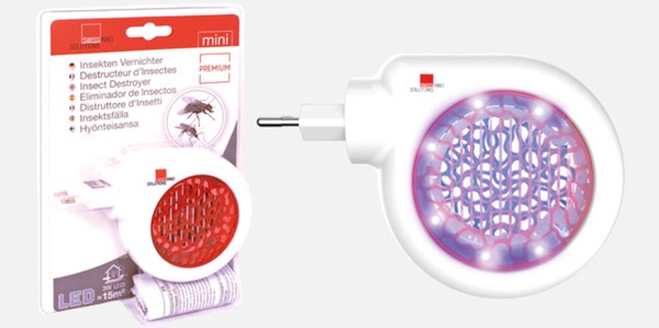 Mini Lampara Mata Insectos Moscas y Mosquitos Led 3 Watt