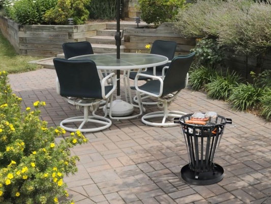 Brasero Exterior de Le�a con Parrilla Barbacoa Efp6