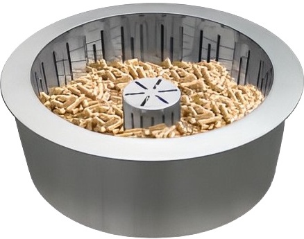 Quemador Pellet acero Inox Doble Capa C/cesta Recoge Cenizas Pb25 Quemador Pellet acero Inox Doble Capa C/cesta Recoge Cenizas Pb25
