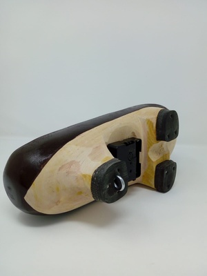 Reloj Madre�a Color Marron Oscuro