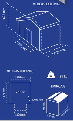 Guarda Bicis Metalico Duramax