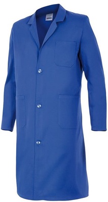 Bata Trabajo Caballero Tergal Azulina Talla 62