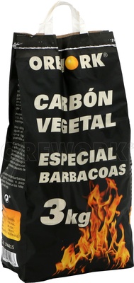 Carbon Vegetal Especial Barbacoa Bolsa 3 kg.
