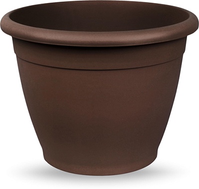 Maceta Naxos Plastico Bronzo 35cm