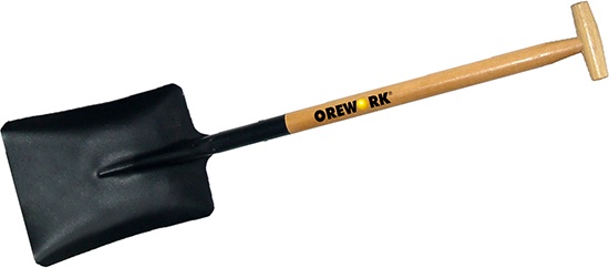 Pala Orework Cuadrada n� 2 Mango Muleta