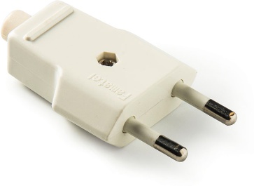 Clavija 10a - 250v Blanco Duolec -