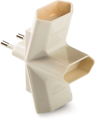 Adaptador Triple 10a- 250v Duolec