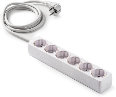 Base Multiple Regleta 6 Tomas T/t 1,5 m