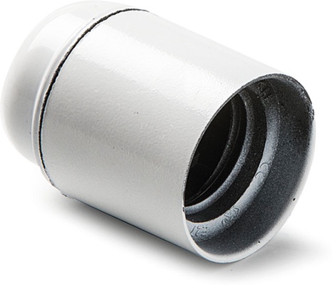 Portalamparas Liso E27 Blanco Duolec