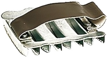 Almohazada Hierro Pavonado - Asa Nylon 614