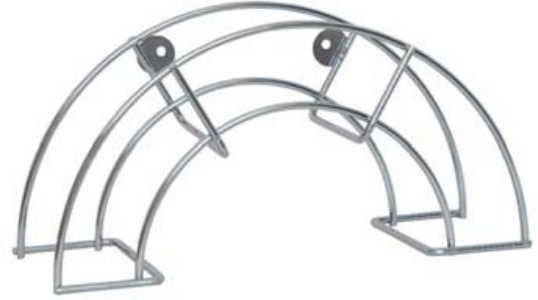 Colgador Mural Manguera Reforzado de acero 40*14