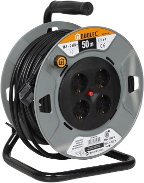Enrollacable Profesional 50m Max 400w