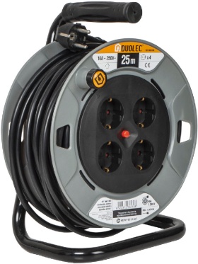 Enrollacable Profesional 25m Max 4000w