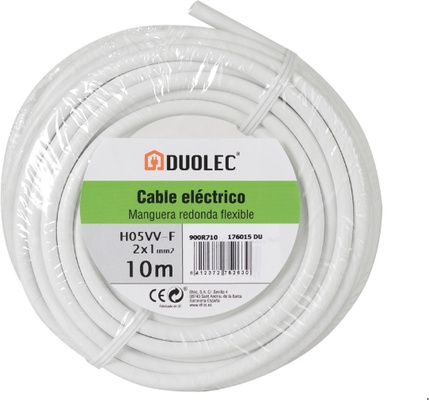 Cable Electriico Manguera Redondo  3x1,5 10m Bl Duolec
