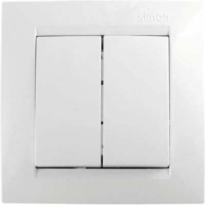 Doble Commutador Empotrable Serie Simon 15