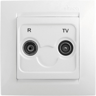 Toma Tv Intermedia Empotrable Serie Simon 15