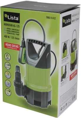 Bomba agua Achique Lista Hidrosub As-125