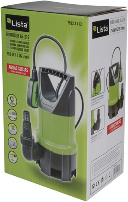 Bomba Agua Achique Lista Hidrosub As-216 750w