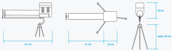 Ahuyentador Espantapajaros Guardian-2 Rotativo Simple
