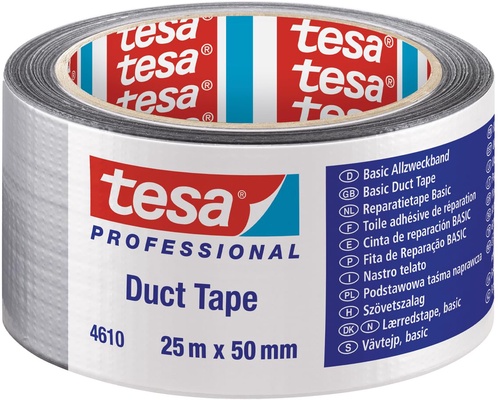Cinta Americana Tesa Gris Basic 50mm 25 Metros