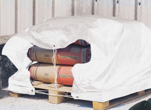 Toldo Reforzado con Ojales Blanco 5*8m