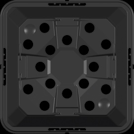 Maceta Cuadrada Semillero Teku Mqd 0,49l 9x9x9.5cm