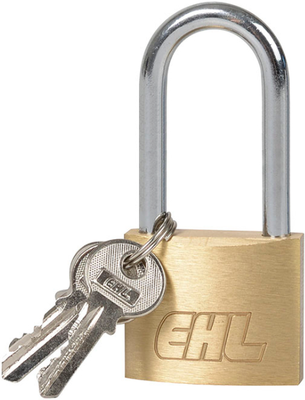 Candado Laton Arco Alto 25 mm.