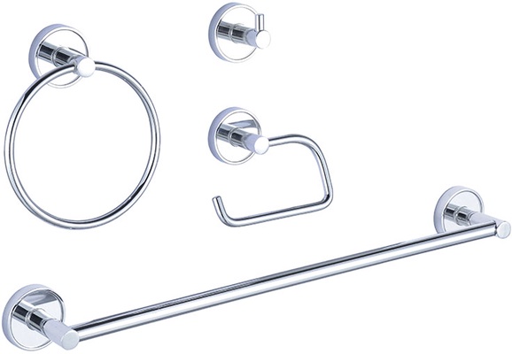 Juego 4 Accesorios Ba�o Crome