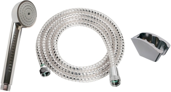 Conjunto mango Ducha y Extras Habitex Blanco