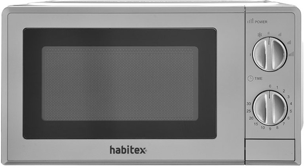 Microondas 20 L.700w Mecanico Cromado Habitex