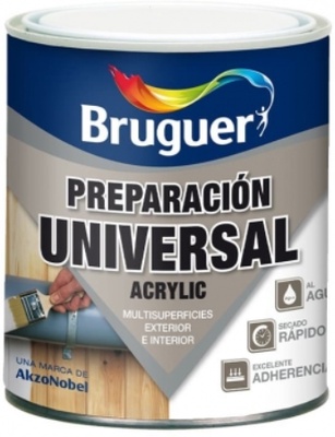 Preparacion Universal Acrilica Bruguer Blanco 750ml