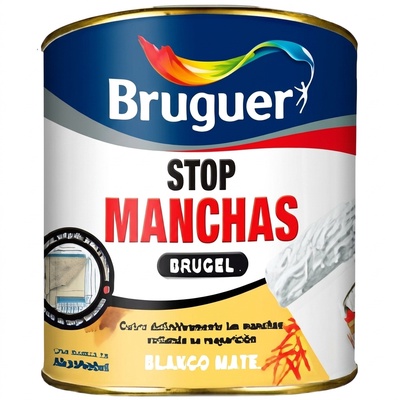 Pintura Mate Stop Manchas Bruguer 0.75l Pintura Mate Stop Manchas Bruguer 0.75l