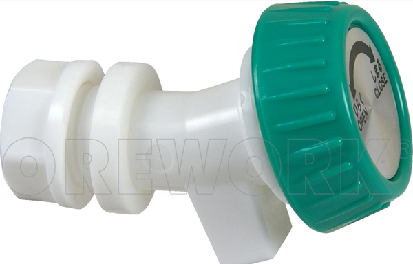 Grifo Plastico W2 Rueda Orework 1/2