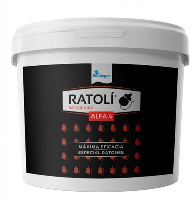 Raticida Ratoli Alfa Cebo Fresco 480gr Raticida Ratoli Alfa Cebo Fresco 480gr