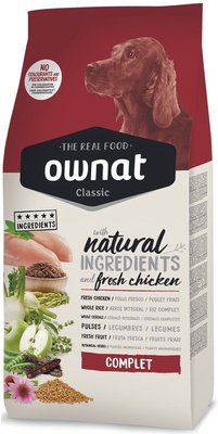 Pienso Perros Ownat Classic Complet 20 kg
