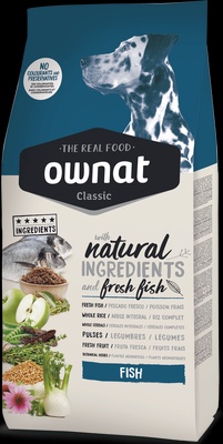 Pienso Perros Ownat Classic Fish 4 kg