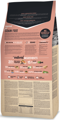 Pienso Perros Ownat Just Grain Free Salmon y Marisco 14 kg