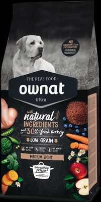 Pienso Perros Ownat Ultra Medium Light 3 kg