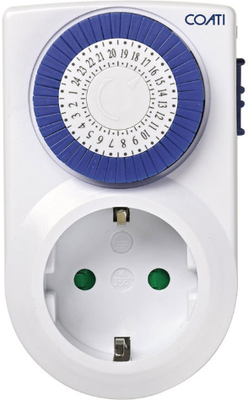 Mini Programador Anal�gico Diario 16a 230v/50hz Blanco Coati