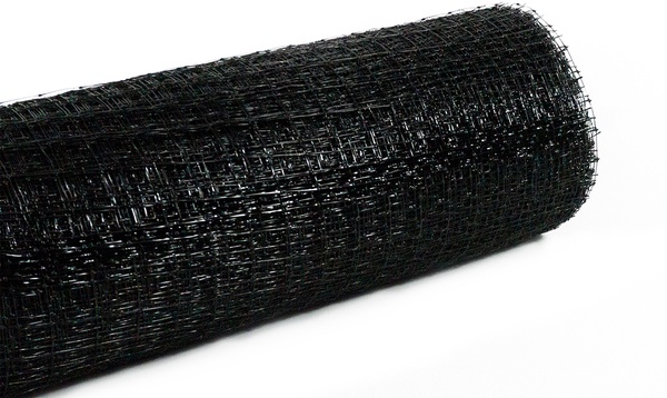 Malla Plastico Gallinera Avinet 36 Negra 1x200m
