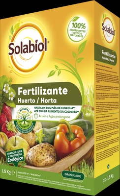 Solabiol Fertilizante Granulado para Huerto 1,5kg