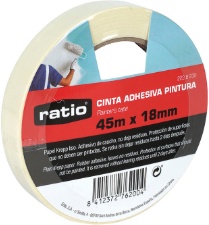 Cinta Adhesiva Krepp Liso 48mmx45m