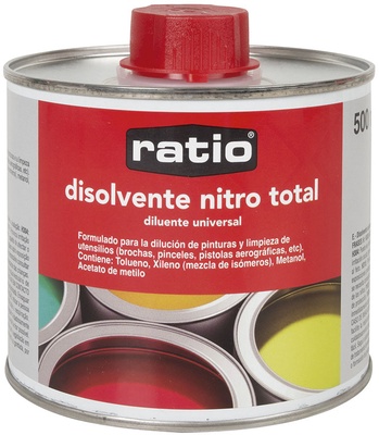 Disolvente Universal Nitro Total Ratio 500 ml