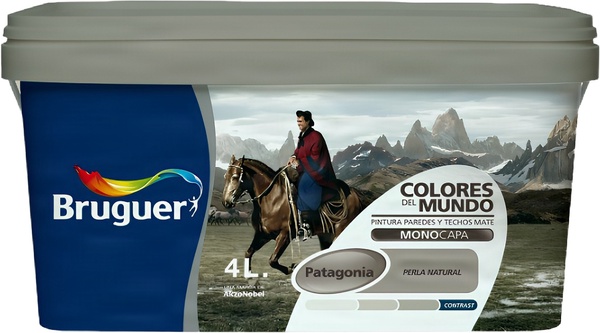 Pintura Plastica Perla Intermedio Colores del Mundo Patagonia 4l Pintura Plastica Perla Intermedio Colores del Mundo Patagonia 4l