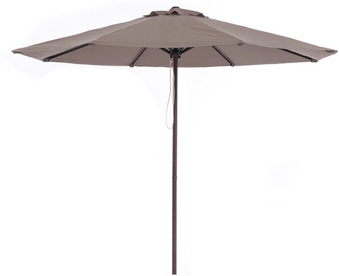 Parasol / Sombrilla de Aluminio Imitaci�n Madera con Toldo de 3 metros