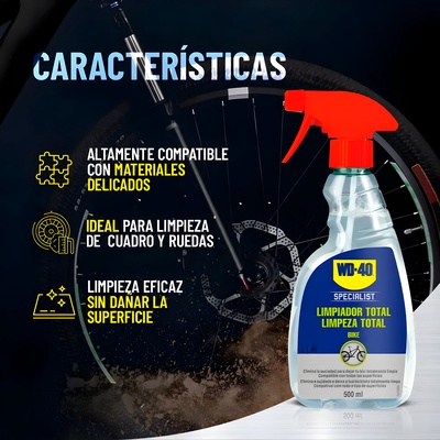 Wd-40 Bike Limpiador Total Bicicleta Pulverizador 500ml