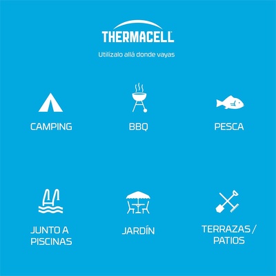 Anti Mosquito Thermacell para Exterior 20 m2 de Protecci�n Azul