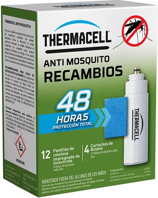 Recambio Thermacell Anti Mosquito Pack de 48 Horas 